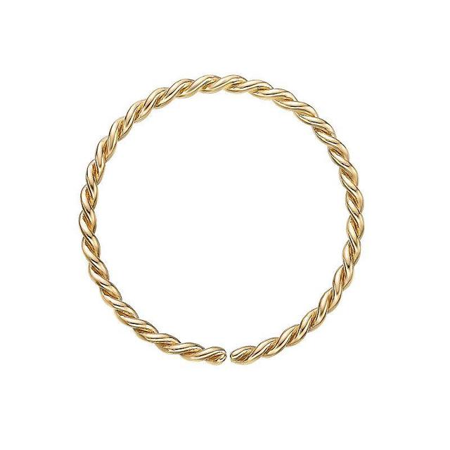 Lila Moon 14k Gold 10 mm Seamless Twist Nose Ring, Womens, Yellow Product Image