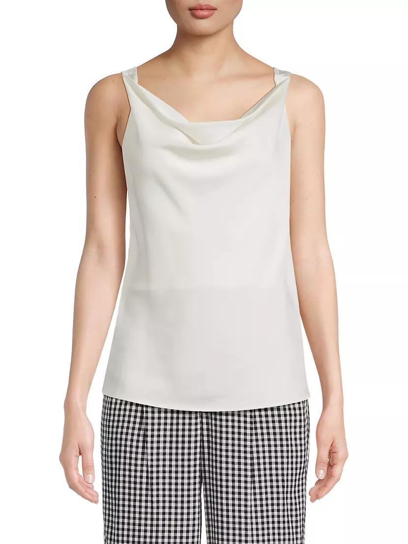 Crepe Drape Tank Top Product Image