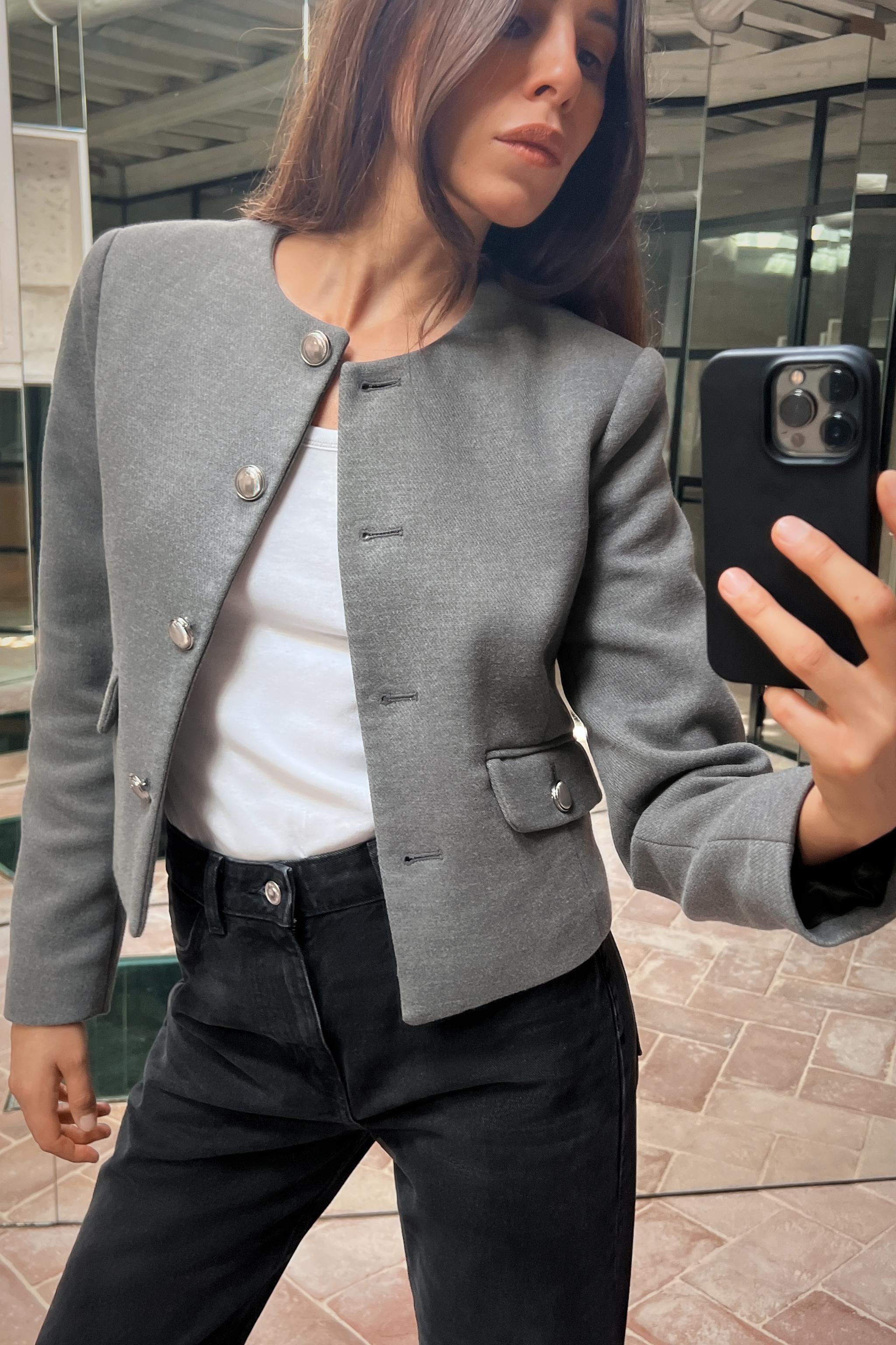 METAL BUTTON BLAZER Product Image