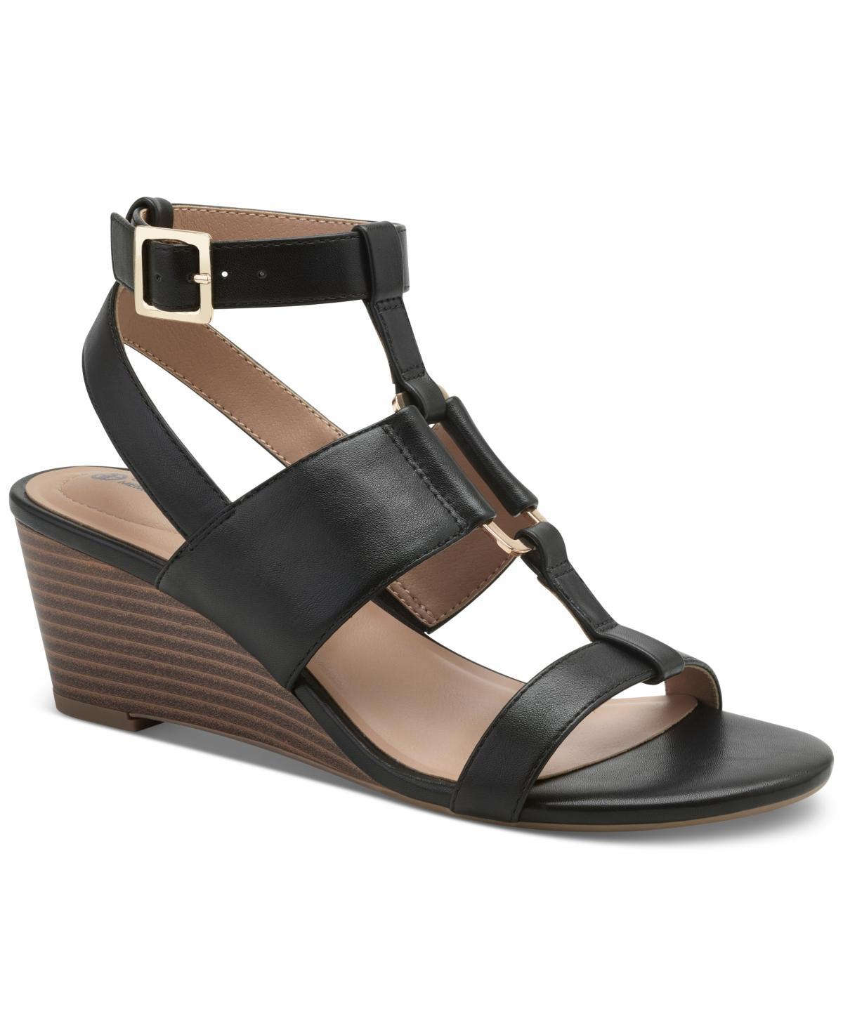 Giani Bernini Womens Christaa Memory Foam Strappy Wedge Sandals, Created for Macys Product Image