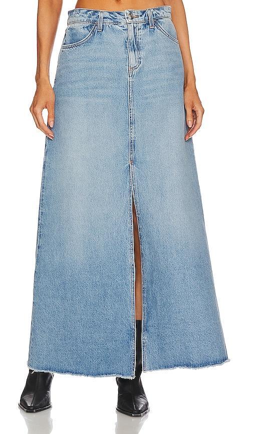 SPRWMN Long Skirt Blue. (also in 30). Product Image