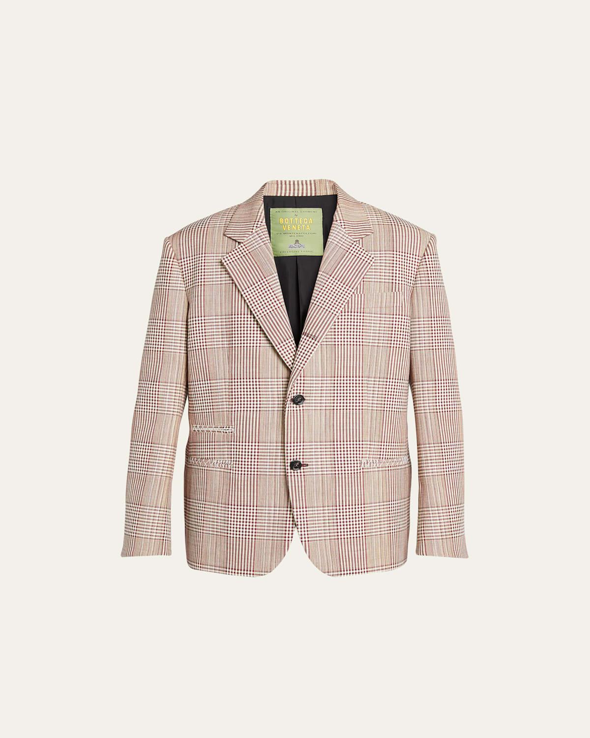 Mens Boxy Plaid Sport Coat Product Image