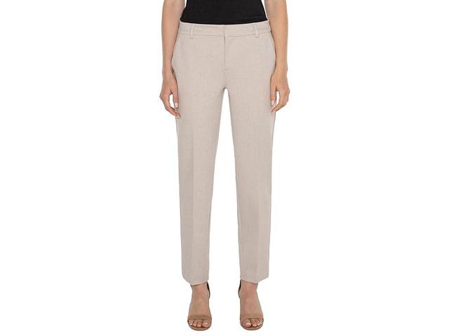 Liverpool Los Angeles Kelsey Trouser Mid-Rise Yarn Dye Knit 29 (Stone/Tan) Women's Dress Pants Product Image