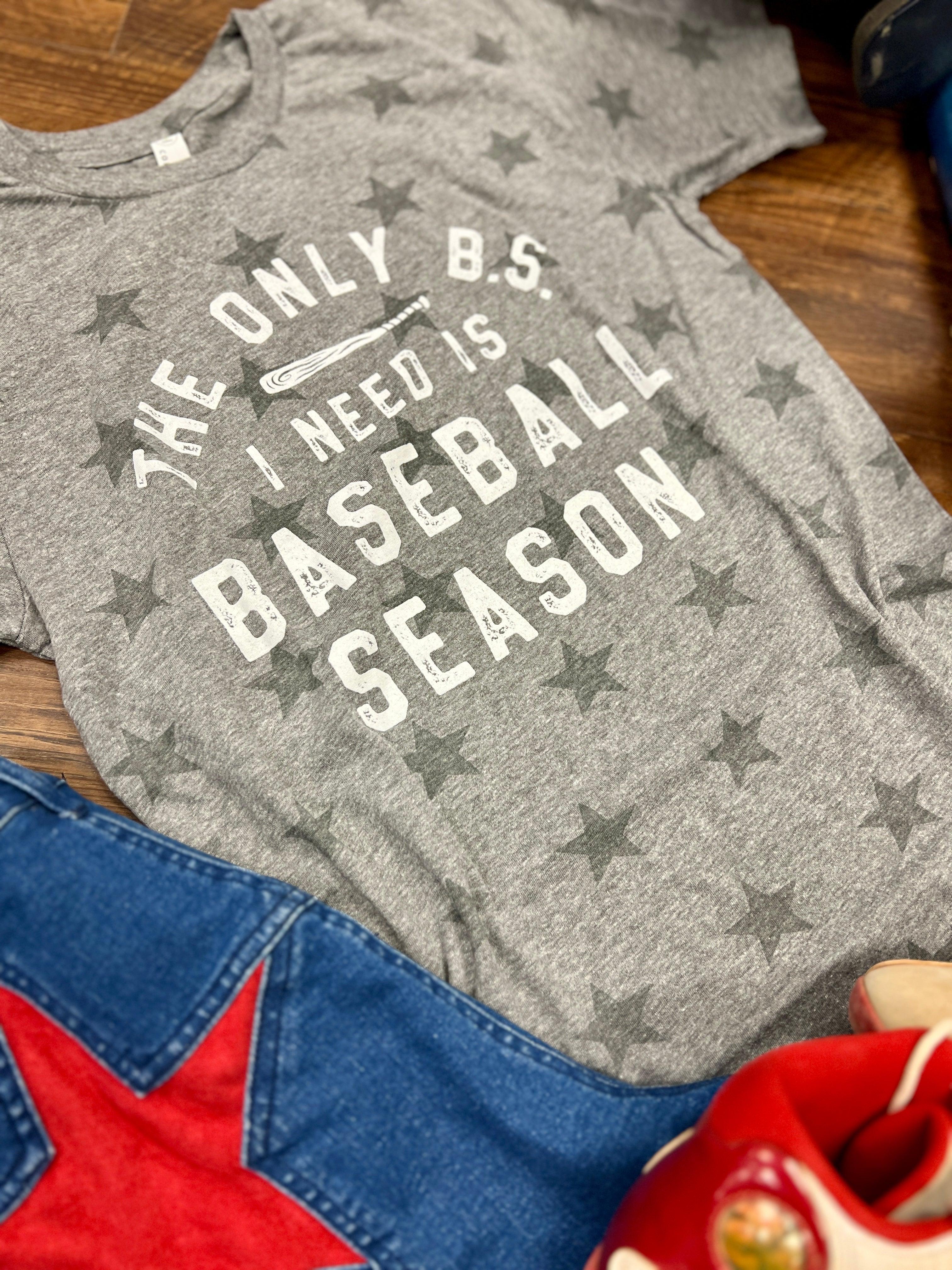 I Need Baseball Season Star Tee Product Image