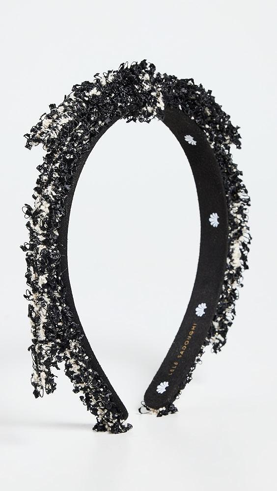 Lele Sadoughi Tweed Bardot Ribbon Slim Headband | Shopbop Product Image