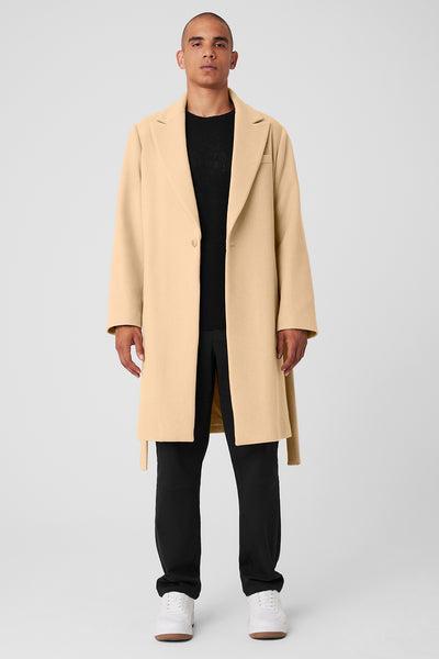 Wool Gameday Overcoat - Camel Product Image