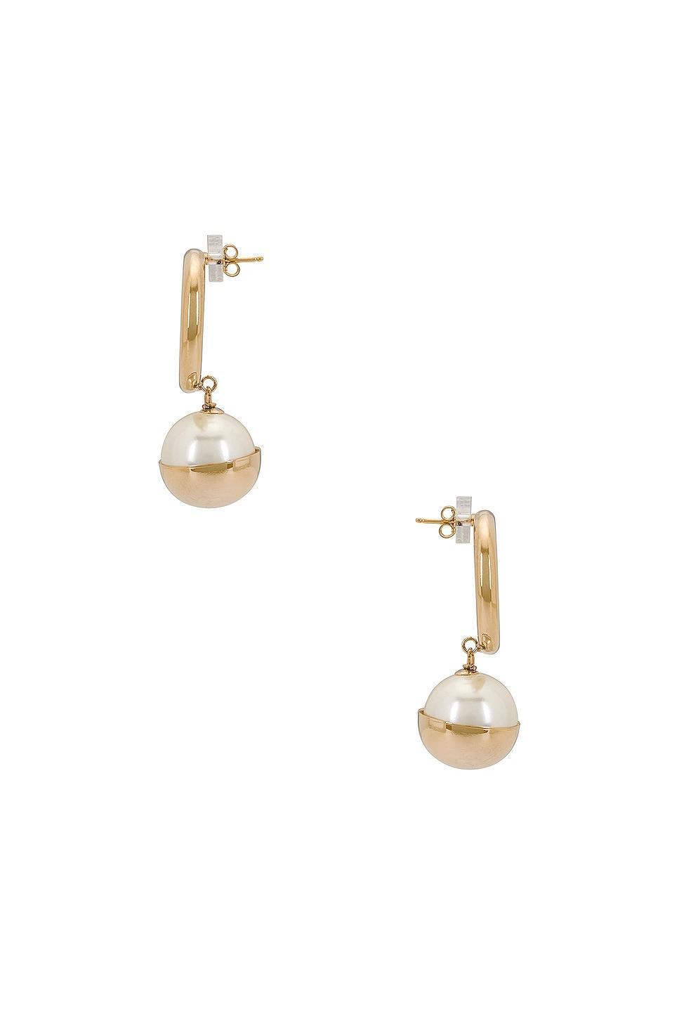 Rosantica Aria Drop Earrings in Metallic Gold Product Image