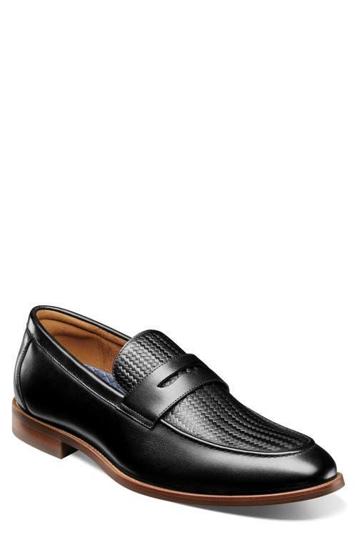 Florsheim Rucci Weave Penny Loafer Men's Lace Up Wing Tip Shoes Product Image