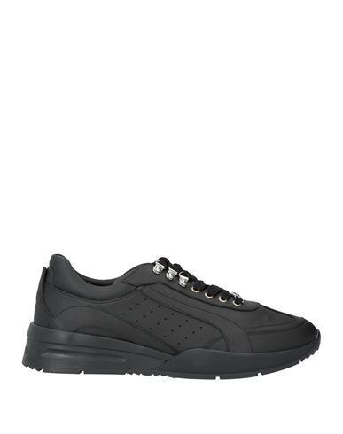 DSQUARED2 Man Sneakers Black Size 8 Calfskin Product Image