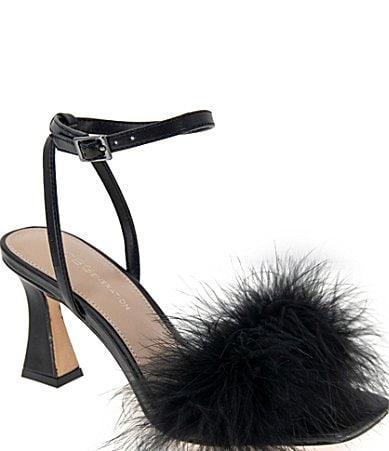 BCBGeneration Relby Faux Fur Dress Sandals Product Image