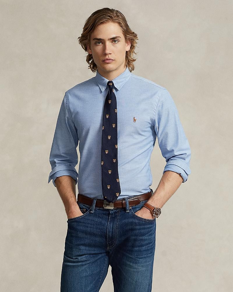 Polo Ralph Lauren Slim-Fit Solid Stretch Oxford Long Product Image