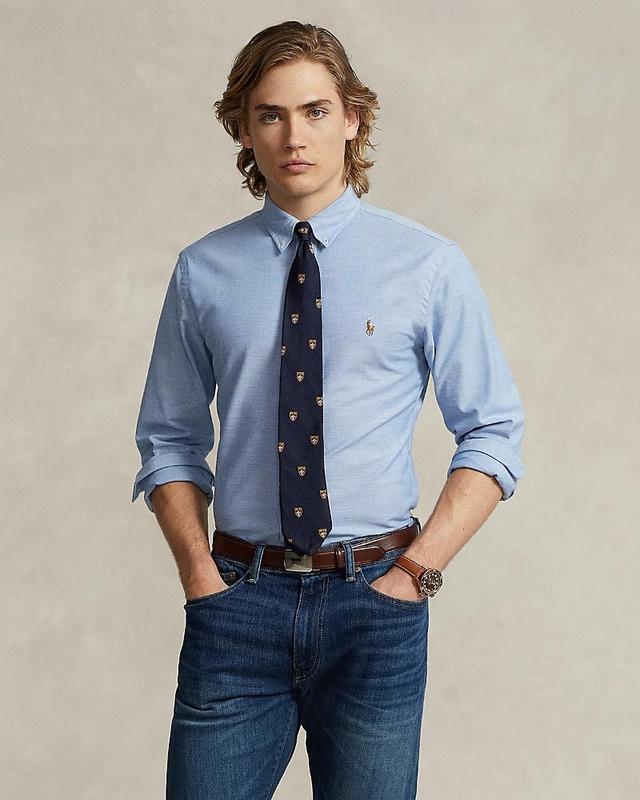 Polo Ralph Lauren Slim Fit Stretch Oxford Shirt (Bsr ) Men's Clothing Product Image