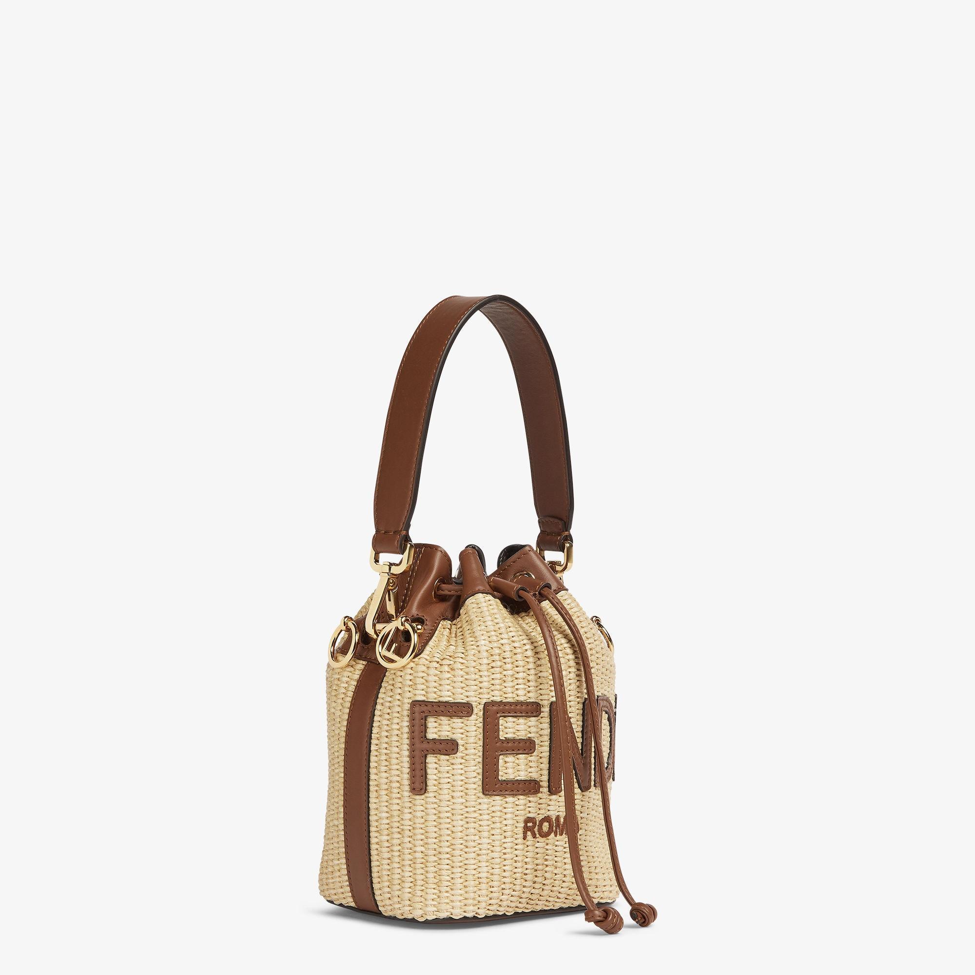 Mon TresorNatural raffia mini bag Product Image