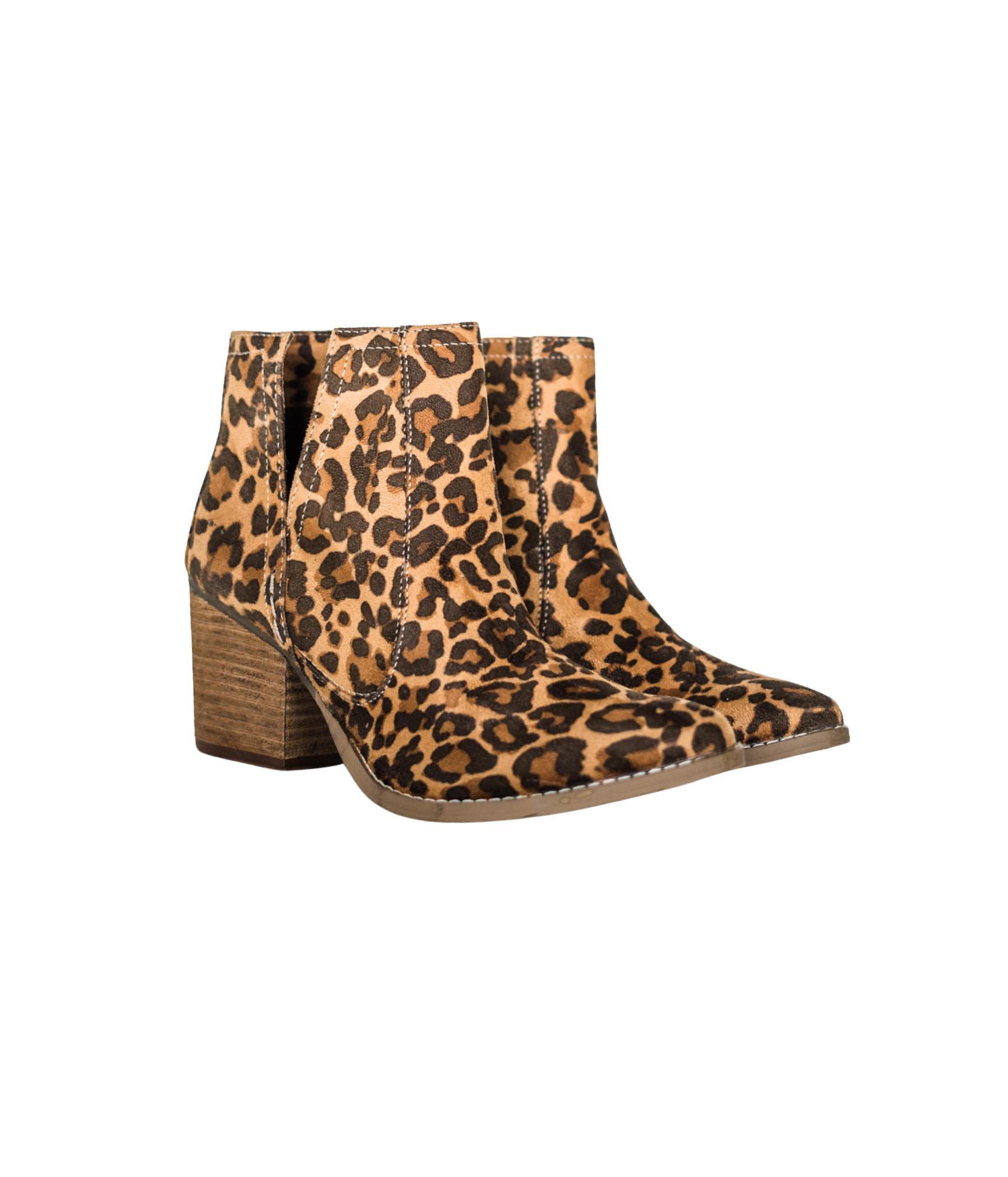 Not Rated Tarim Leopard Booties Product Image