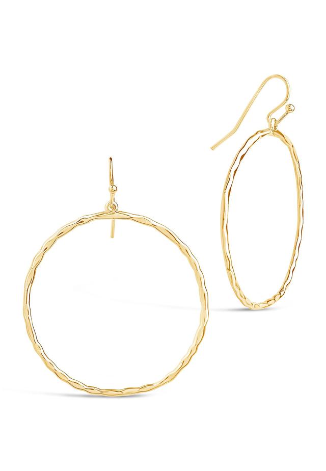 Gold and Silver Dangle Earrings Product Image