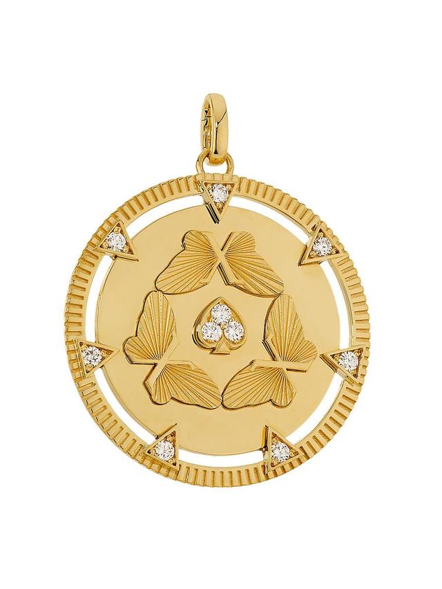 Womens Reverie 18K Yellow Gold & 0.62 TCW Diamond Oversized Medallion Product Image