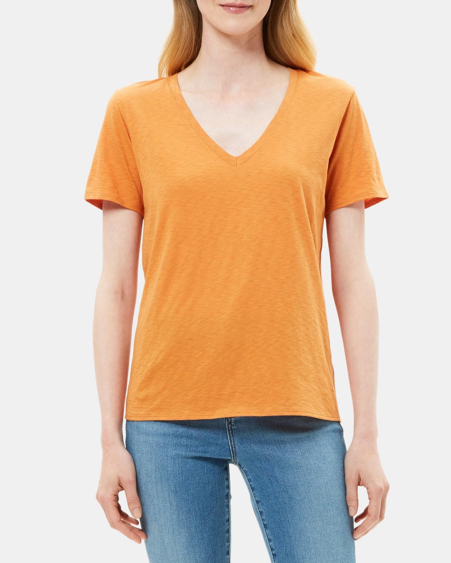 V-Neck Tee in Slub Cotton product image