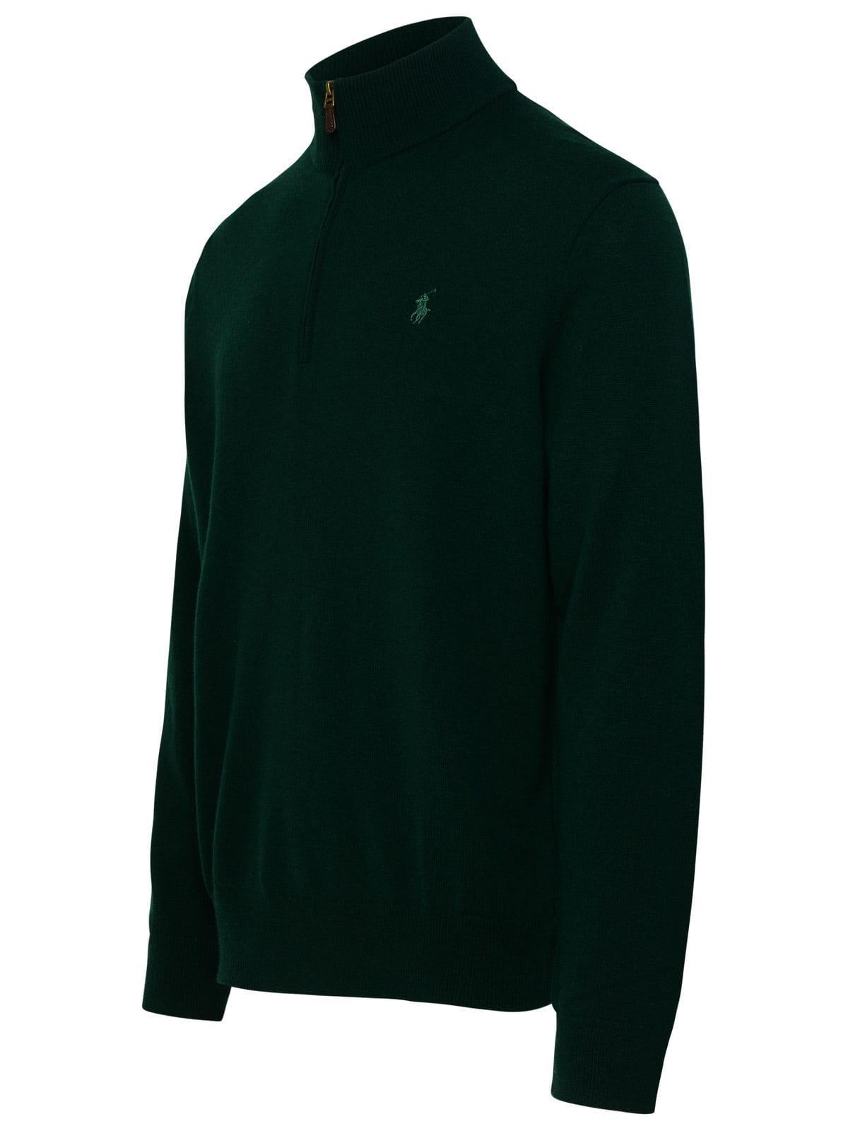 Green Wool Sweater Product Image