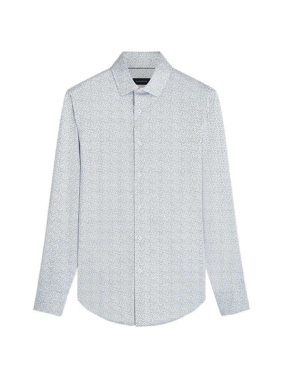 Mens James Abstract Button-Front Shirt Product Image