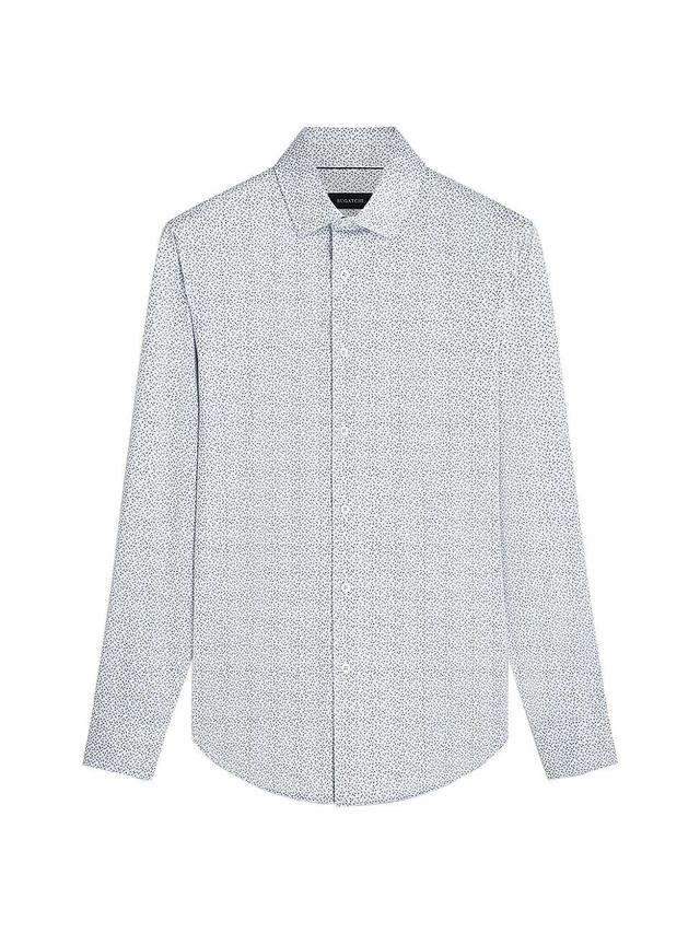 Mens James Abstract Button-Front Shirt Product Image