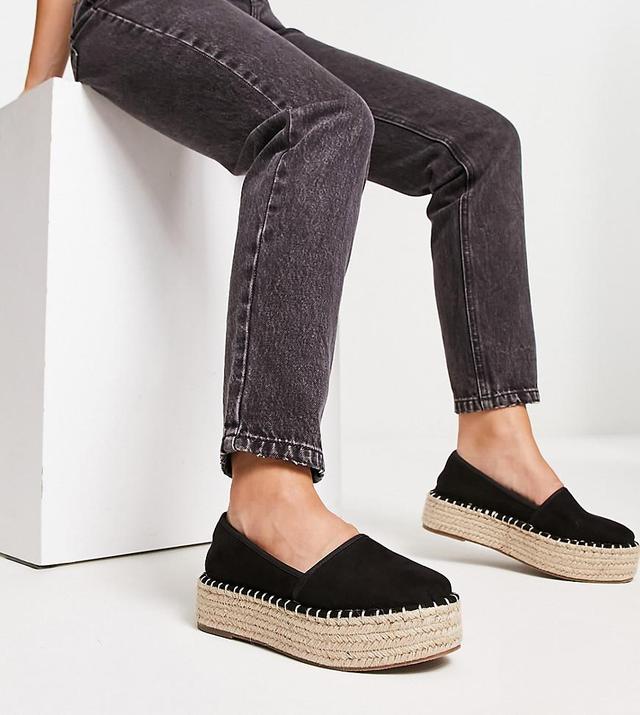 ASOS DESIGN Journal flatform espadrilles Product Image