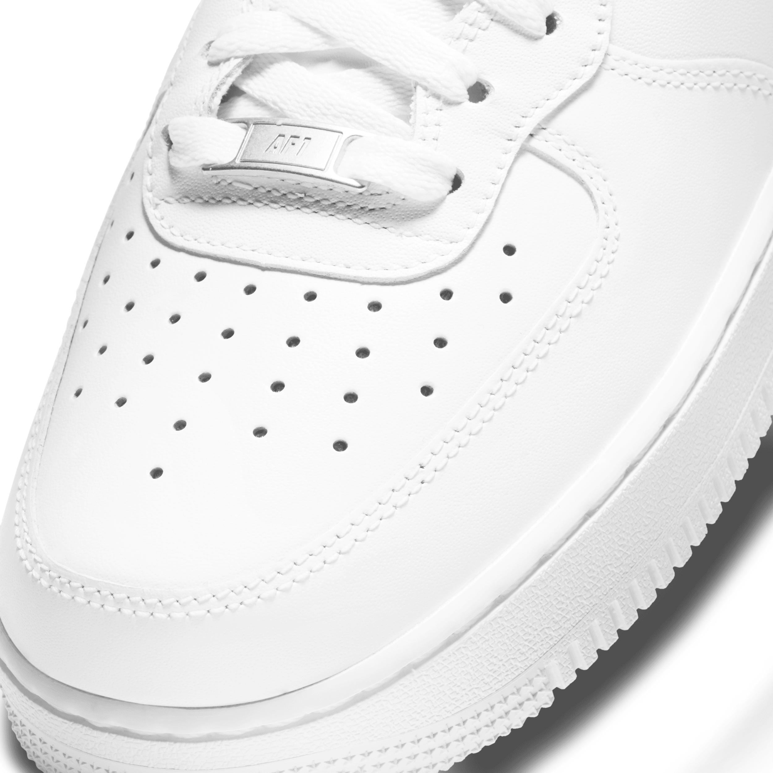 Nike Mens Nike Air Force 1 Mid 07 LE - Mens Basketball Shoes White/White Product Image