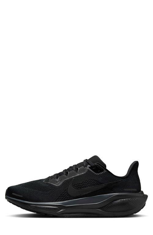 NIKE Air Zoom Pegasus 41 Running Shoe In Black Product Image