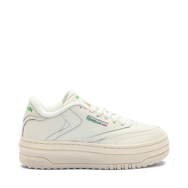 Womens Reebok Club C Extra Athletic Shoe - Chalk / Green Product Image