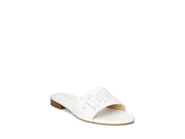 LAUREN Ralph Lauren Andee Eylt Sandals Slide (Snow ) Women's Shoes Product Image