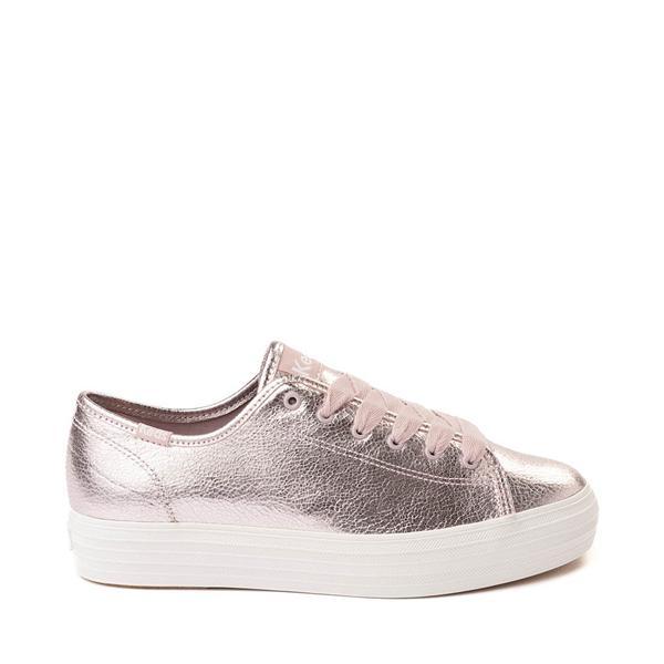 Womens Keds Triple Kick Platform Sneaker - Pink Metallic Product Image