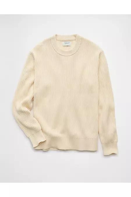 AE Shaker Stitch Crew Neck Sweater Mens Product Image