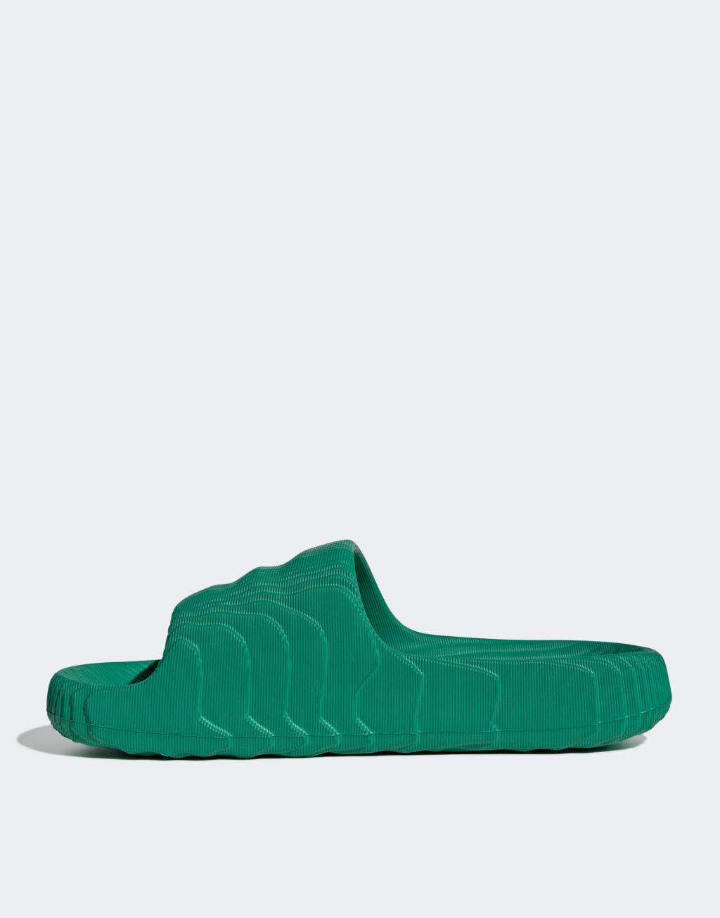 adidas Originals Adilette slides in green Product Image