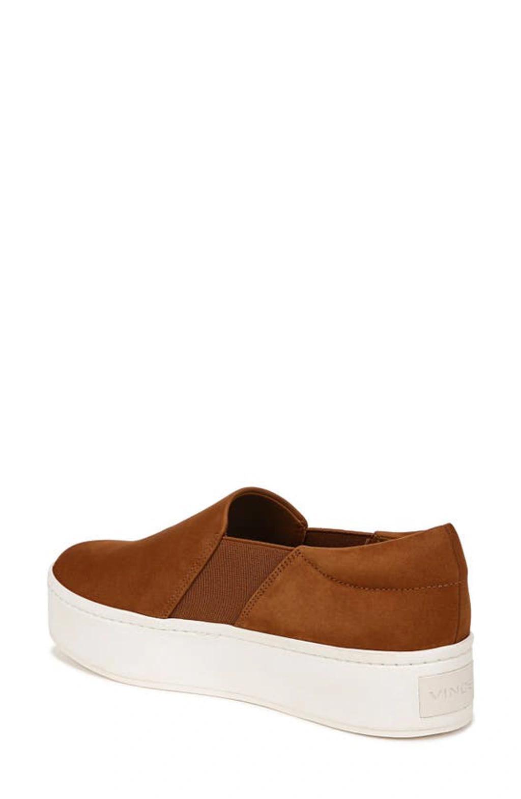 Warren Suede Slip-on Sneakers In Brown Product Image