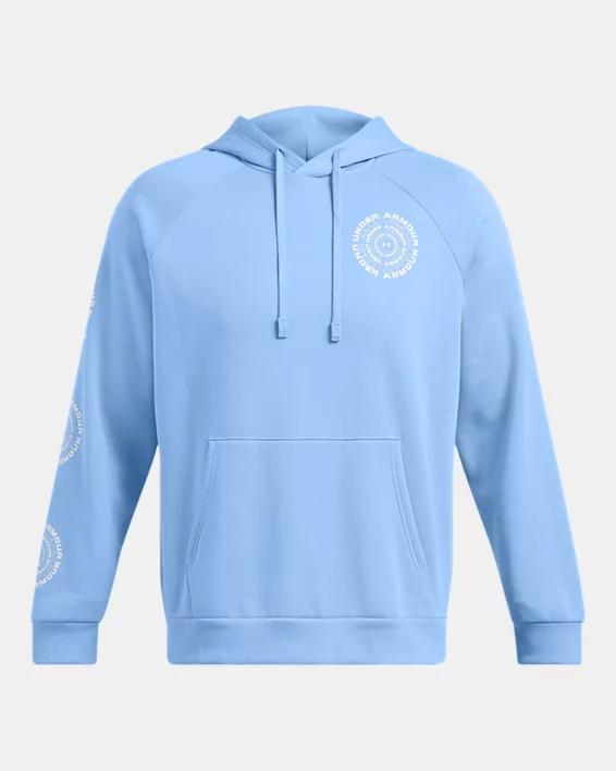 Men's UA Rival Fleece High Brand Read Logo Hoodie Product Image