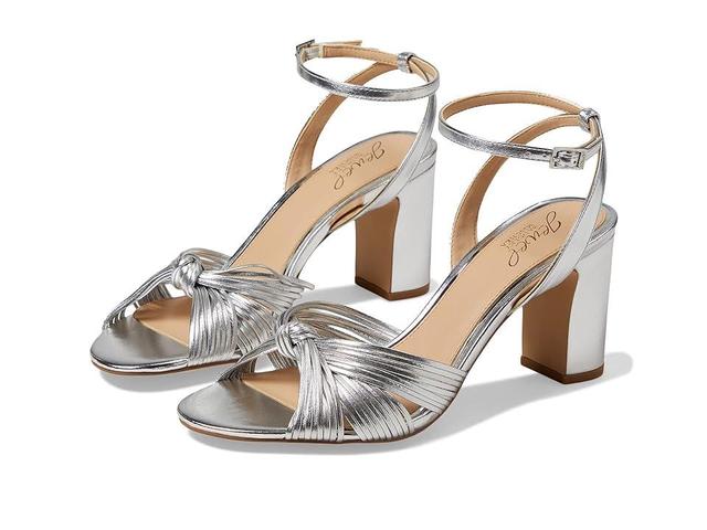 Jewel Badgley Mischka Womens Christen Knot Detail Block Heel Evening Sandals Product Image