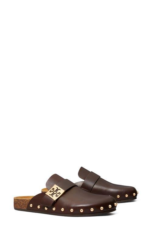 TORY BURCH Mellow Studded Mule In Deep Mocha/gold Product Image