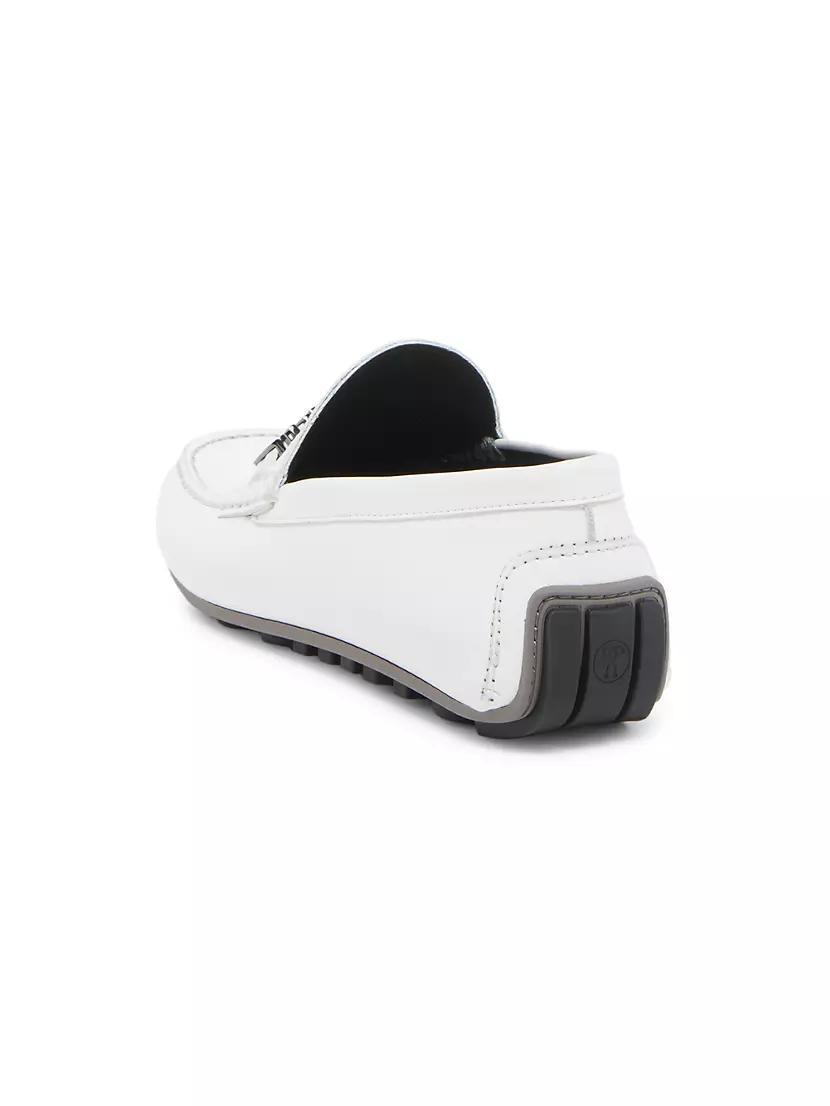 Logo Leather Loafers Product Image