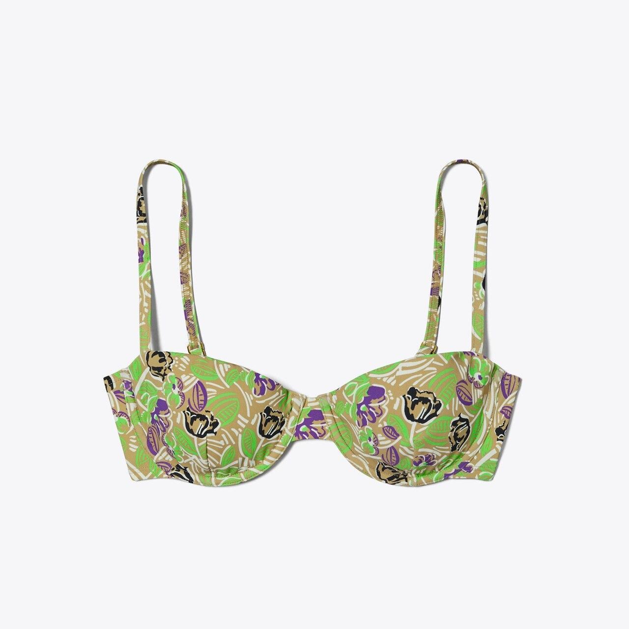 Printed Underwire Bikini Top Product Image