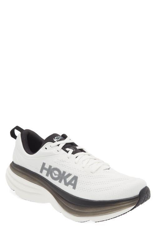 HOKA Mens HOKA Bondi 8 - Mens Shoes Gold/Black/White Product Image