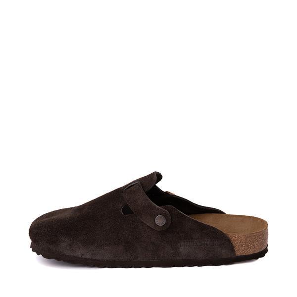 Birkenstock Mens Boston Suede Slide-On Soft Footbed Clogs Product Image