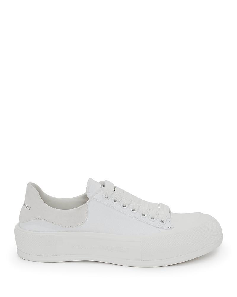 Alexander McQUEEN Womens Deck Plimsoll Low Top Sneakers Product Image