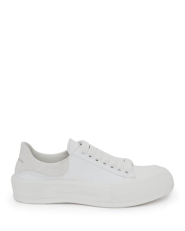 Alexander McQueen Womens Womens Plimsol Leather Sneakers Product Image