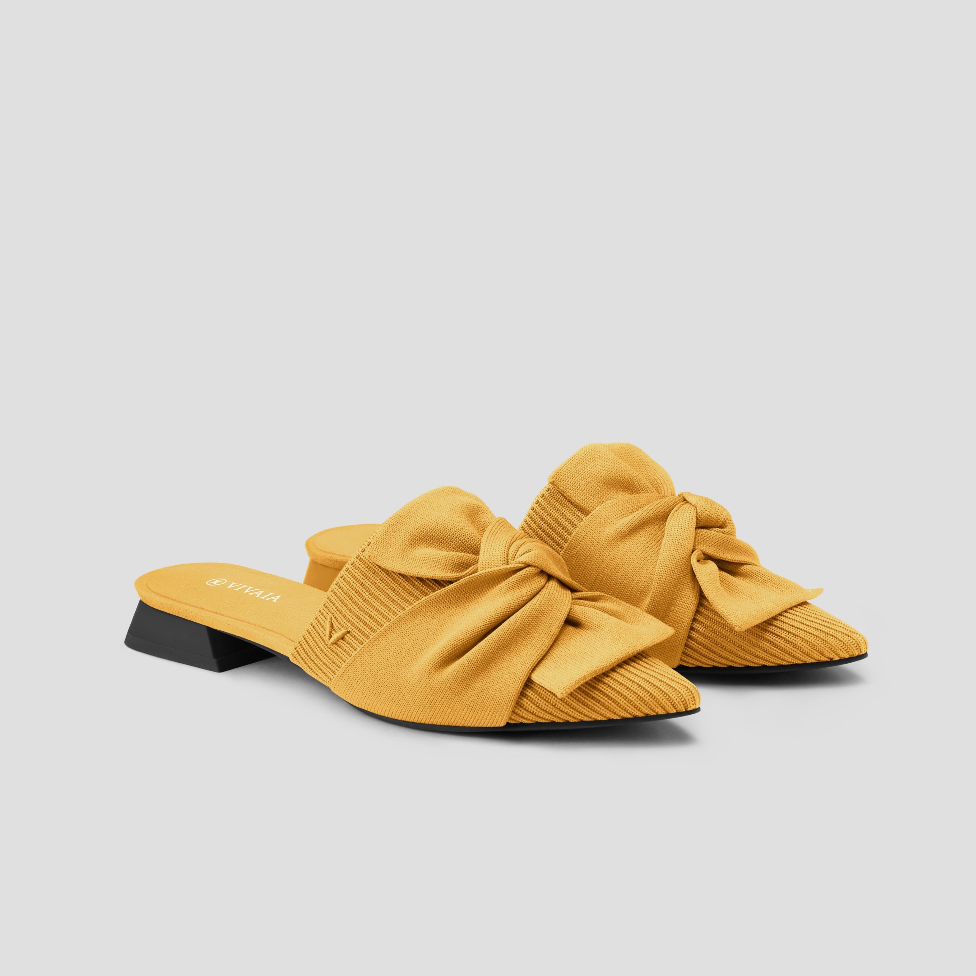 Pointed-Toe Knot Sandals (Yaffa) Product Image