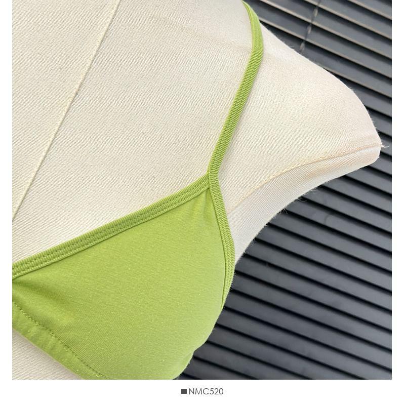 Halter Bra Top in 5 Colors Product Image