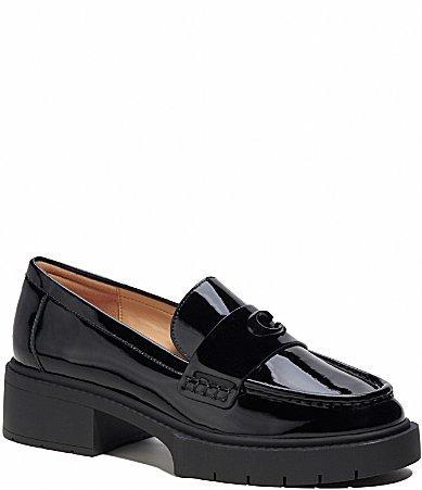 Womens Leah 38MM Patent Leather Loafers Product Image