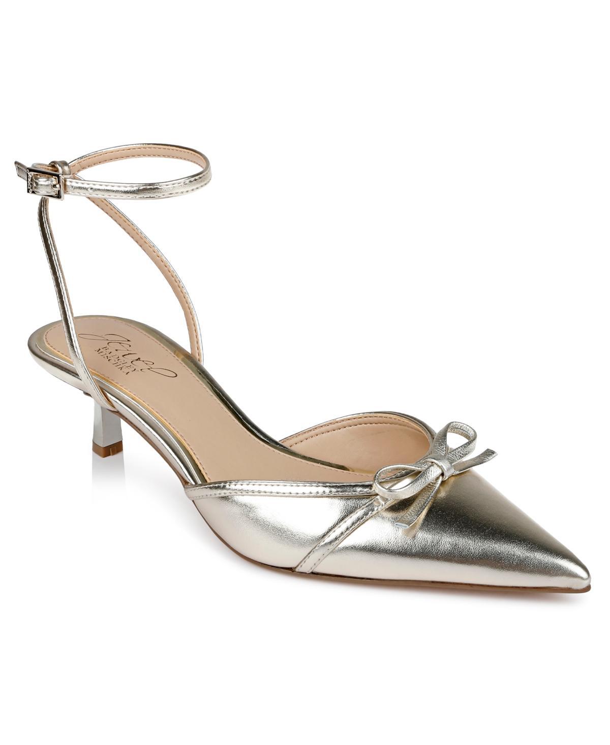 Jewel Badgley Mischka Womens Talasia Kitten Heel Pumps Product Image