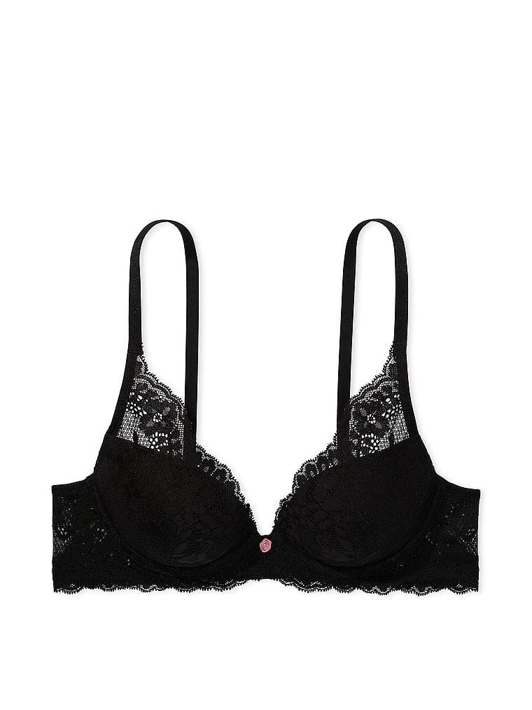 Lace Lightly Lined Plunge Bra Product Image