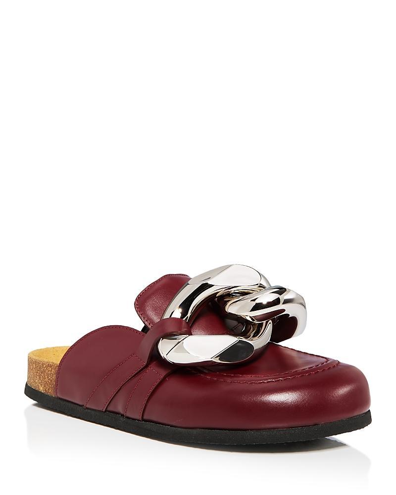 Jw Anderson Womens Slip On Chain Loafer Slide Flats Product Image