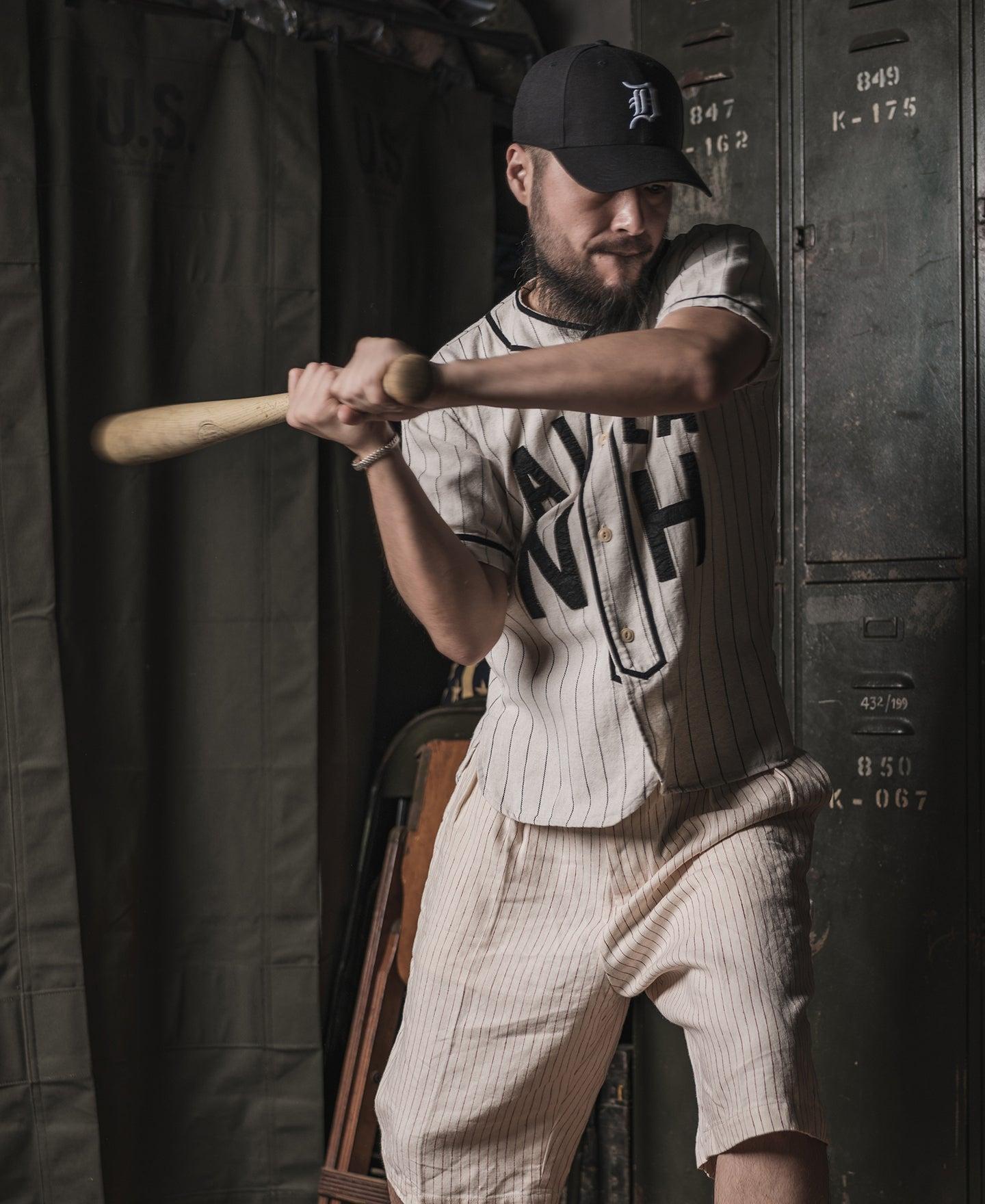 WWII Military Baseball Shirt - AIEA NH Product Image