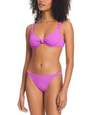 Sanctuary Womens Sweetheart-Neck Underwire Bikini Top Product Image